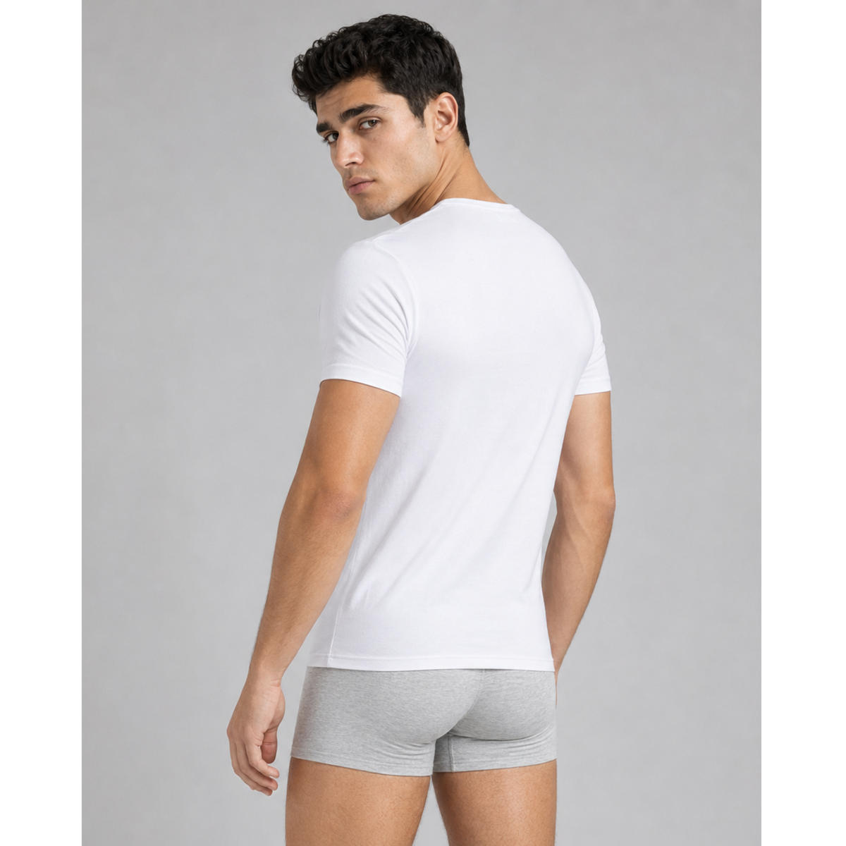 SilkCut Micro Modal V Neck Undershirt - image 3