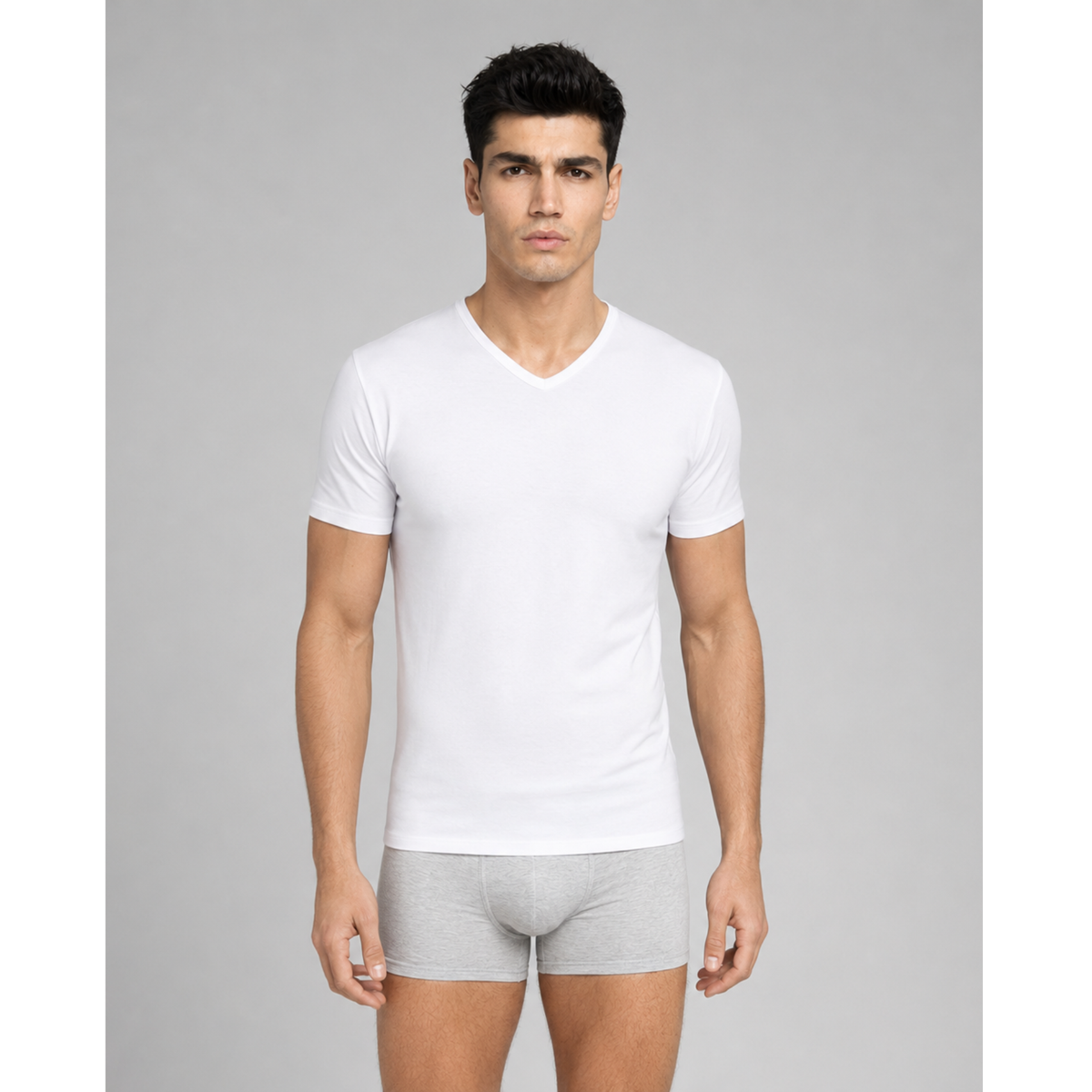 SilkCut Micro Modal V Neck Undershirt - image 2