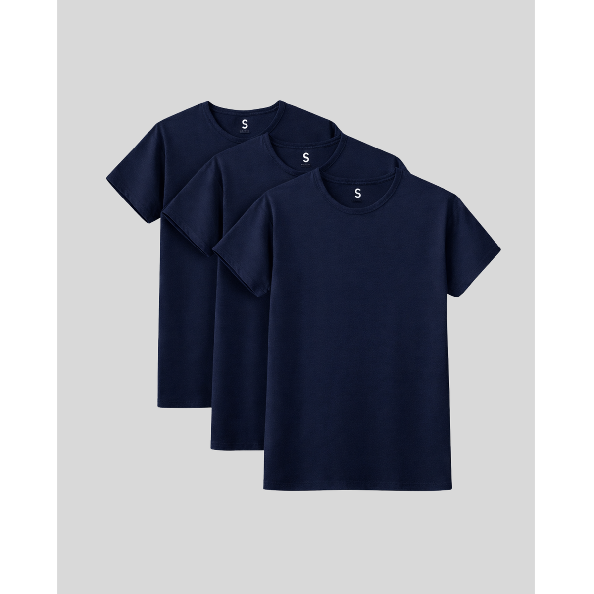 SilkCut Crew Neck T-Shirts - 3 Pack - image 2