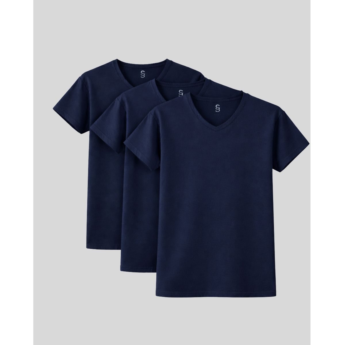 SilkCut Micro Modal V Neck Undershirts - 3 Pack - image 5