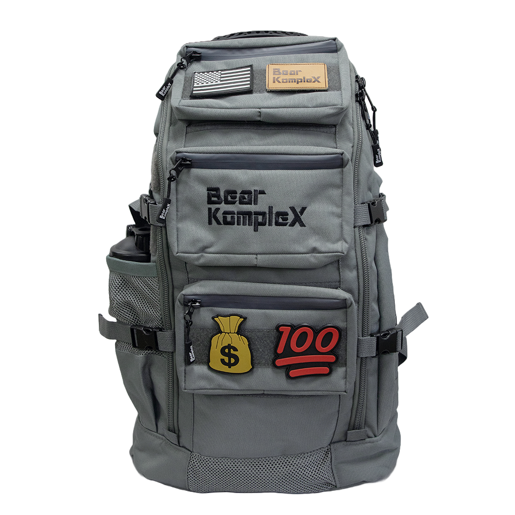 Bear KompleX BKX military backpack with multiple compartments and durable design, shown on a plain background.