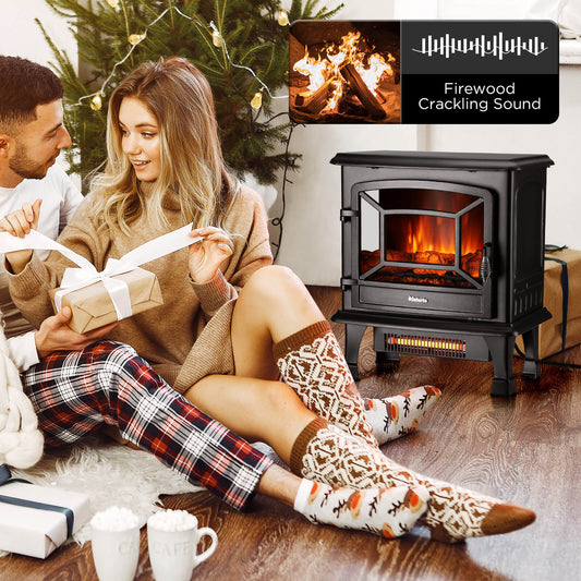 Suburbs TS20-SD Electric Fireplace Stove Heater with Sound - image 2