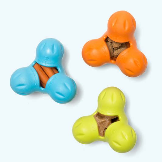 West Paw Tux toy, soft plush penguin-shaped pet toy with a friendly face and durable fabric for dogs to enjoy.