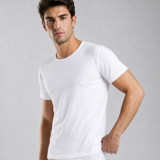 SilkCut Micro Modal Crew Neck T-Shirt - image 2