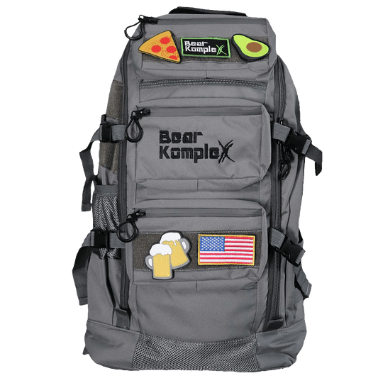 White Bear KompleX BKX military backpack with multiple compartments and durable design, suitable for outdoor and tactical use.