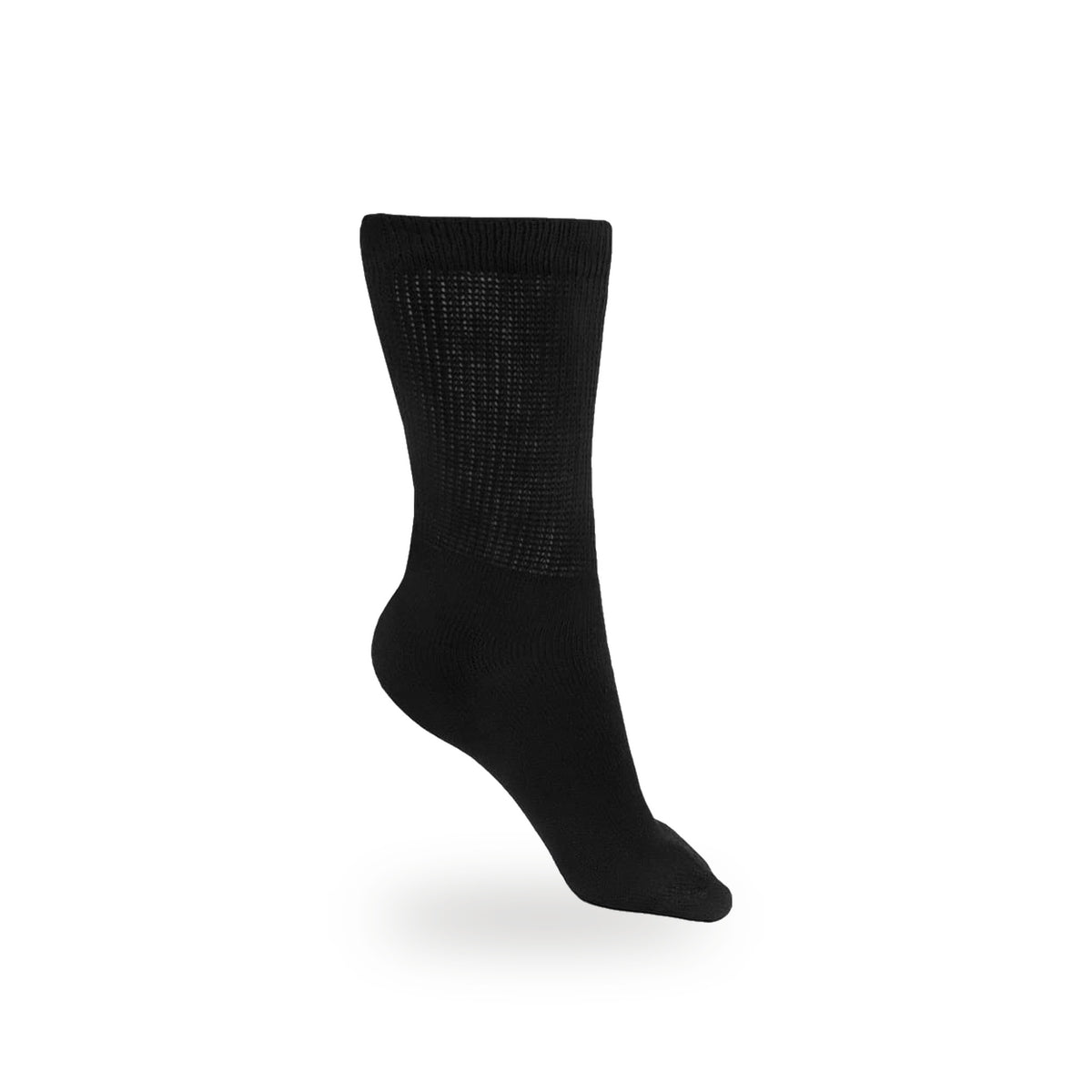 Men's Cotton Crew Socks (6 Pair) – Black