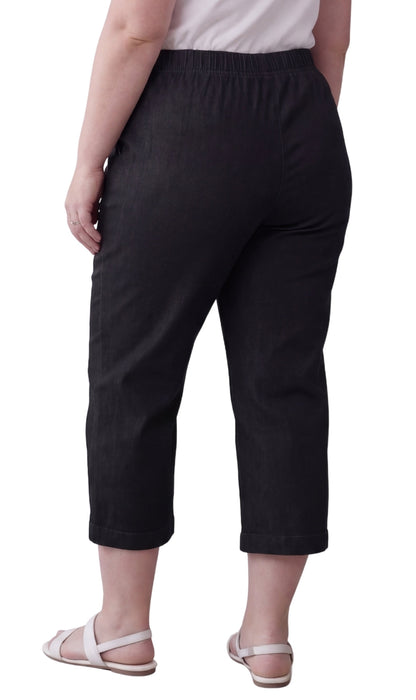 Women's Lightweight Stretch Denim Capri Pants – Comfortable Everyday Fit