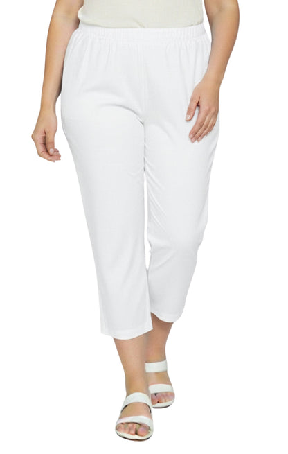 Women's Lightweight Stretch Denim Capri Pants – Comfortable Everyday Fit
