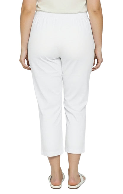 Women's Lightweight Stretch Denim Capri Pants – Comfortable Everyday Fit