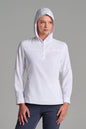 Women's Sea Spray Henley Hoodie | White