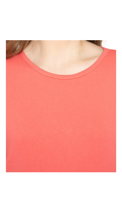 Women's 3/4 Sleeve Crew Neck Top – Comfortable Jer