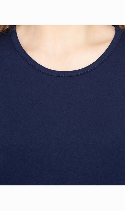 Women's Relaxed Fit Short-Sleeve Crew neck knit Tee Shirt