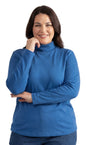 Women's Relaxed fit Long Sleeved Turtleneck Top