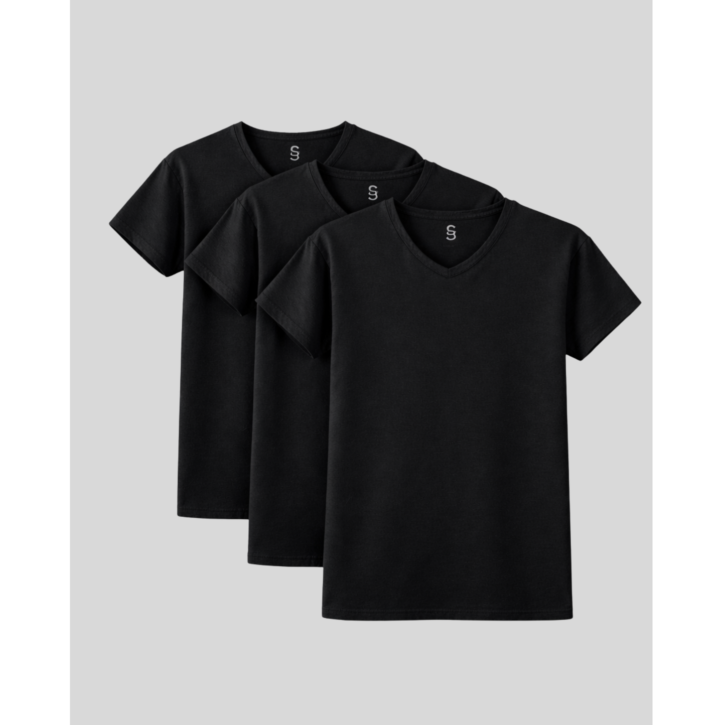 SilkCut Micro Modal V Neck Undershirts - 3 Pack