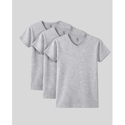 SilkCut Micro Modal V Neck Undershirts - 3 Pack
