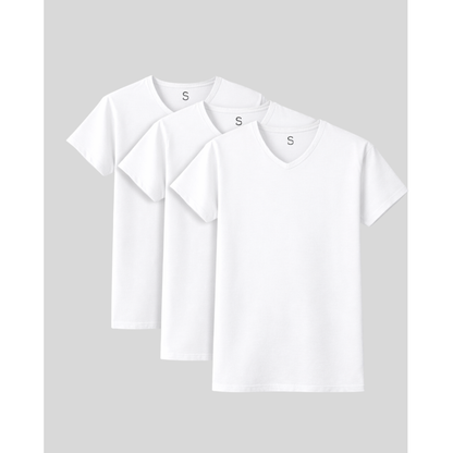 SilkCut Micro Modal V Neck Undershirts - 3 Pack