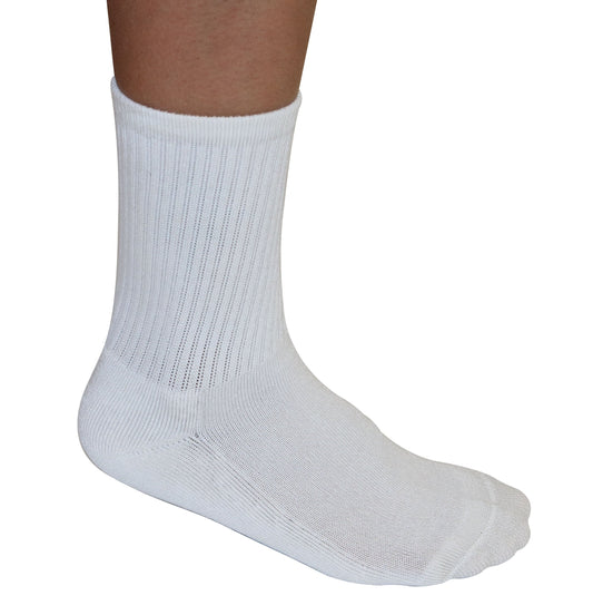 Spun Bamboo 3/4 crew athletic socks made of bamboo viscose, featuring a comfortable fit and athletic design.
