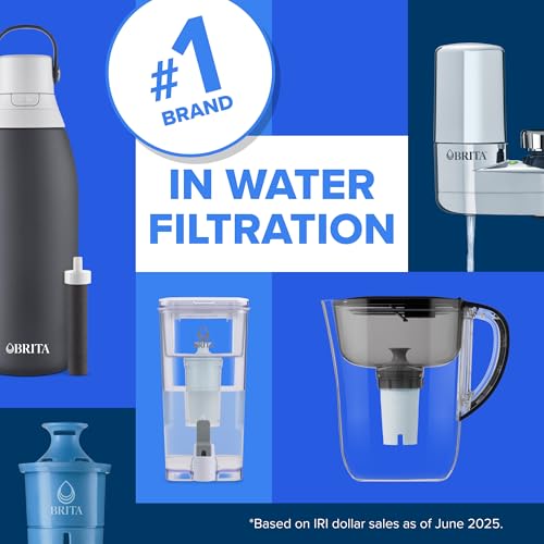 Brita Water Dispenser, UltraMax Elite Filter, Removes 99% of Lead, Includes 1 Filter, 27-Cup Capacity, Black