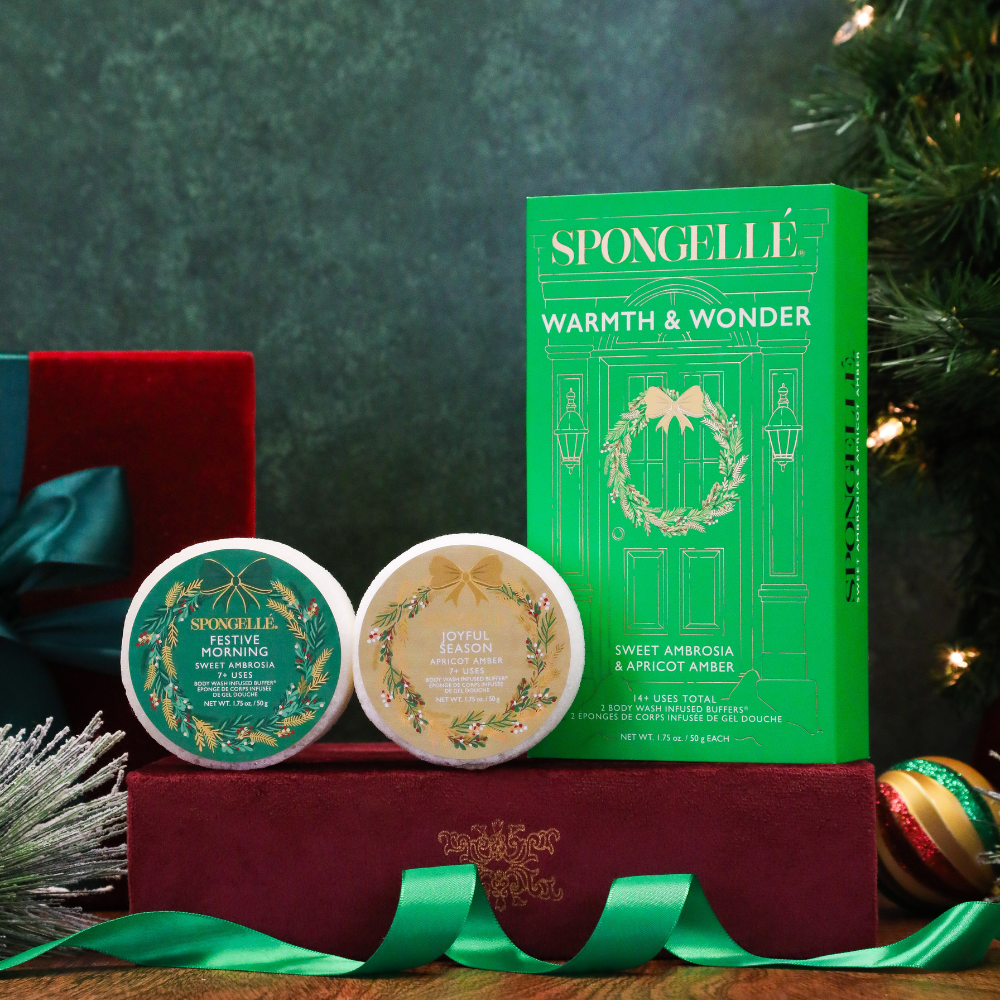 Spongellé Warmth & Wonder Holiday Wreath Gift Set