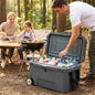 52 Quart Portable Hard Cooler with 6-Day Ice Retention and Wheels