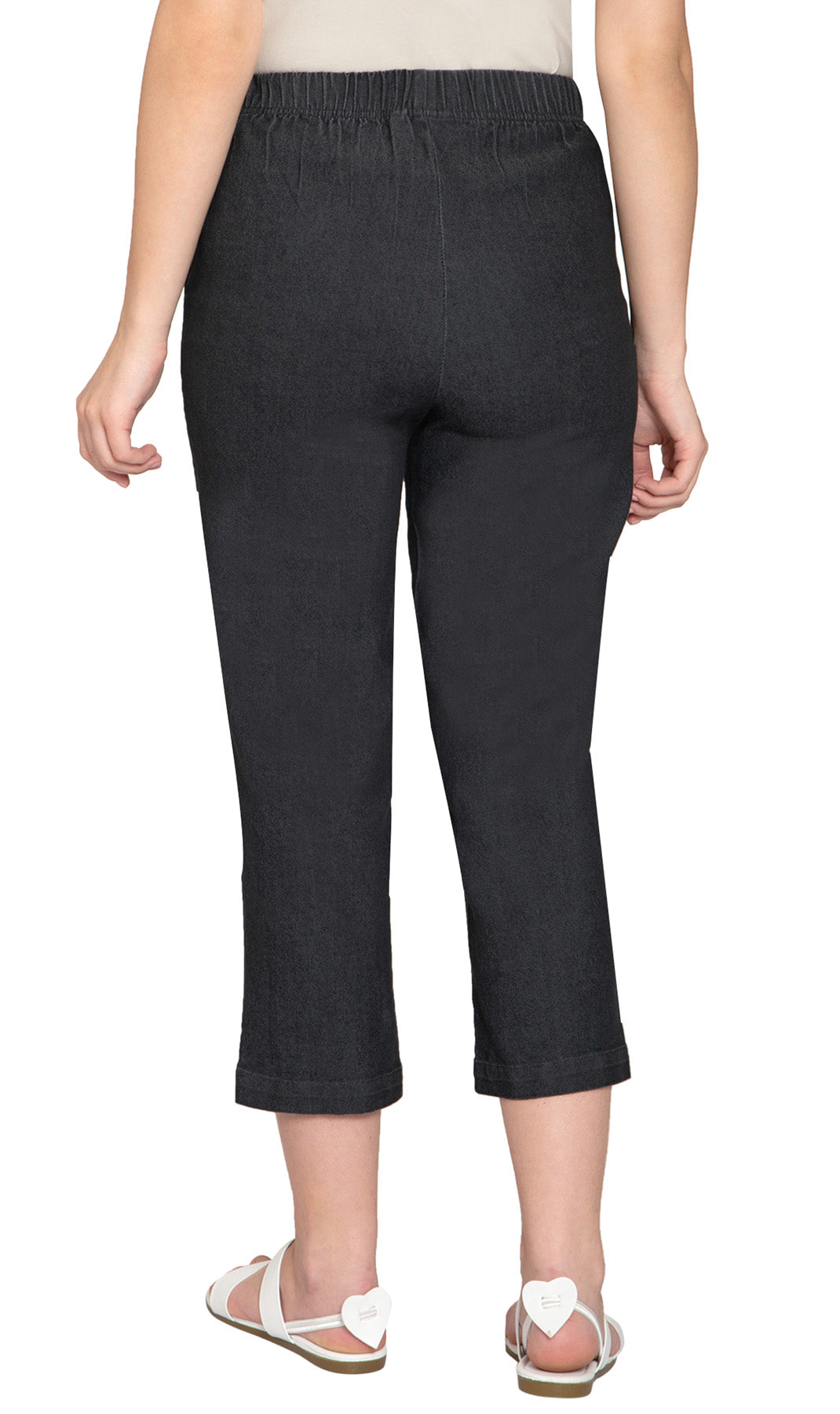 Women's Lightweight Stretch Denim Capri Pants – Comfortable Everyday Fit