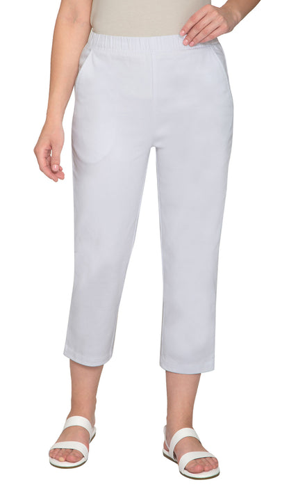 Women's Lightweight Stretch Denim Capri Pants – Comfortable Everyday Fit