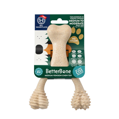 BetterBone Moderate Dog Chew Toy made of natural eco-friendly materials, designed for durable dog chewing and play.