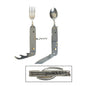 Mil-Tec 6-in-1 pocket knife with multiple tools, compact design, durable handle, and stainless steel blades.