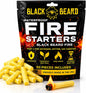 Black Beard Fire Plugs "Fire Starter" by Americana Pipedream Apparel, showing a close-up of the black fire starter plugs on a neutral background.
