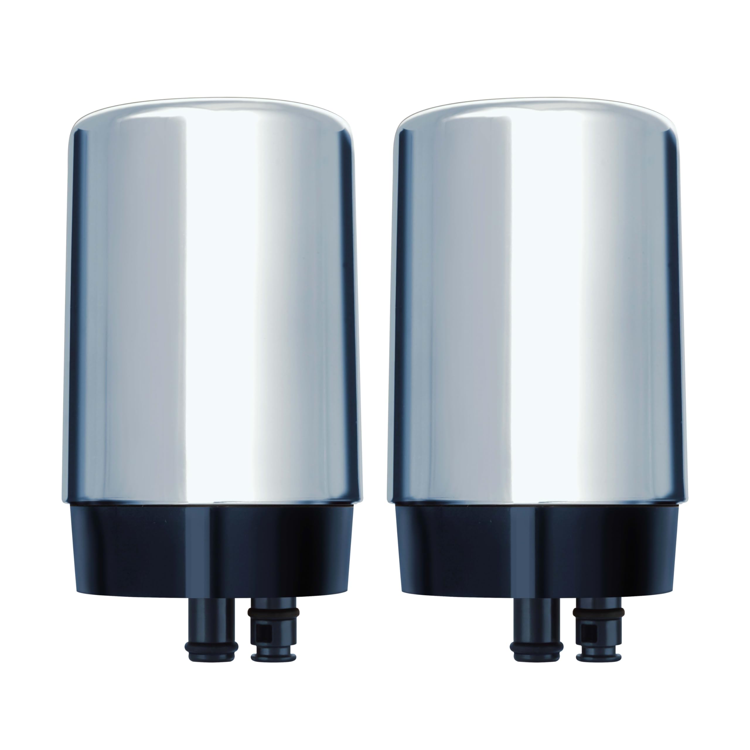 Brita Replacement Water Filter Faucet Mount Chrome, 2-Pack