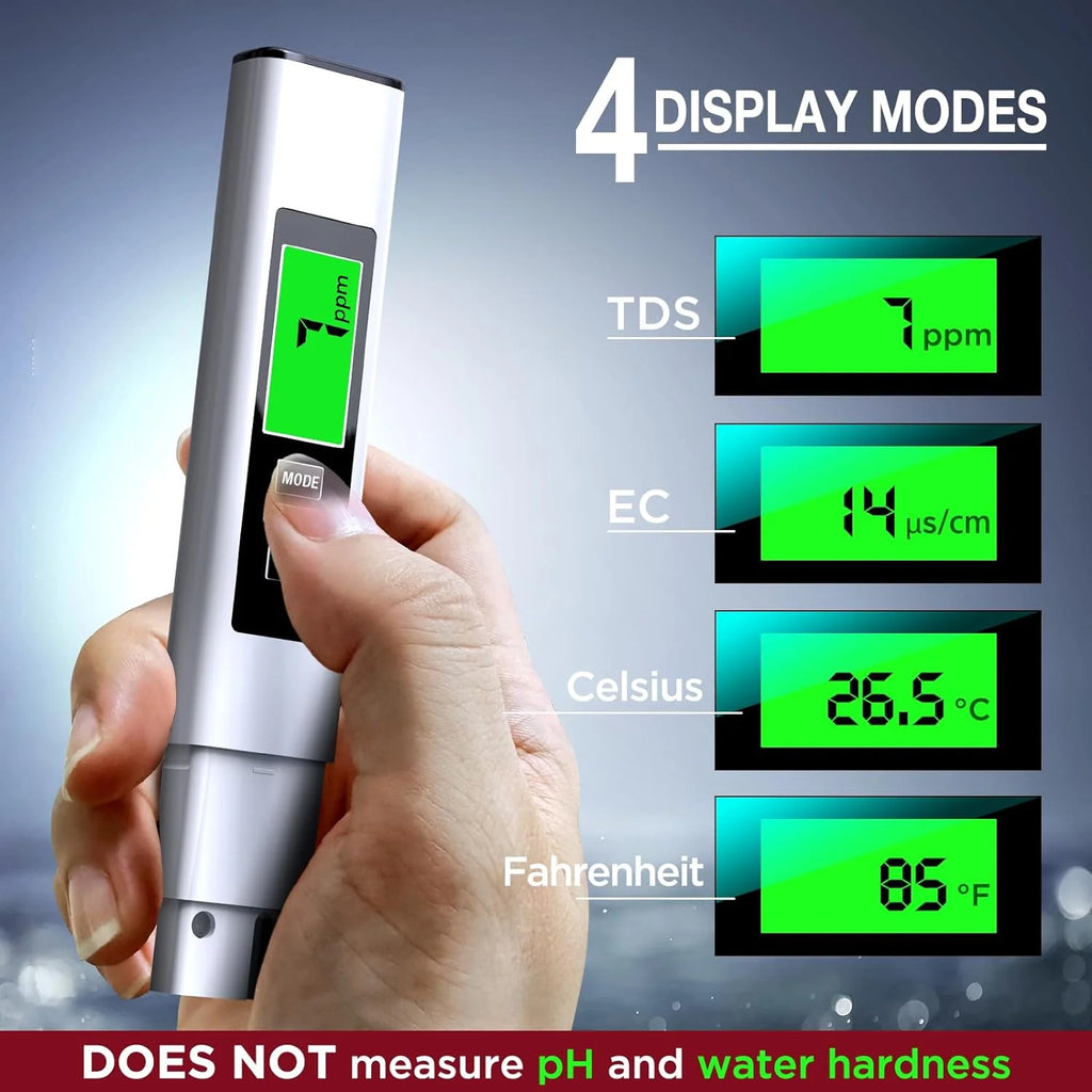 Tds Meter Digital Water Tester - Accurate and Reliable TDS EC & Temp