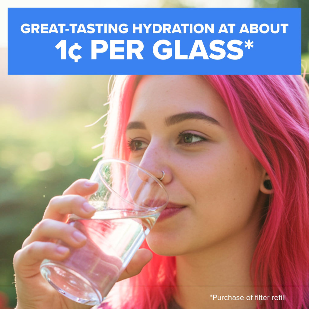 Brita Water Pitcher, Everyday Elite Filter, Removes 99% of Lead, Includes 1 Filter, 10-Cup Capacity, White