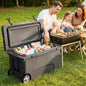 75 Quart Portable Hard Cooler with 6-Day Ice Retention and Wheels