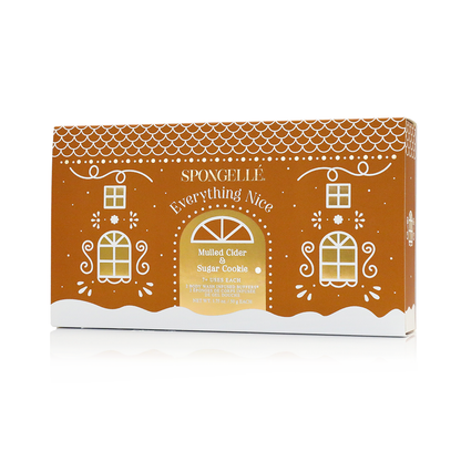 Spongellé Everything Nice Holiday Gingerbread Gift Set