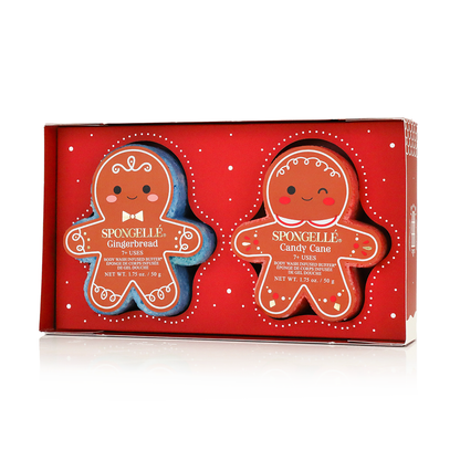Spongellé Sugar & Spice Holiday Gingerbread Gift Set