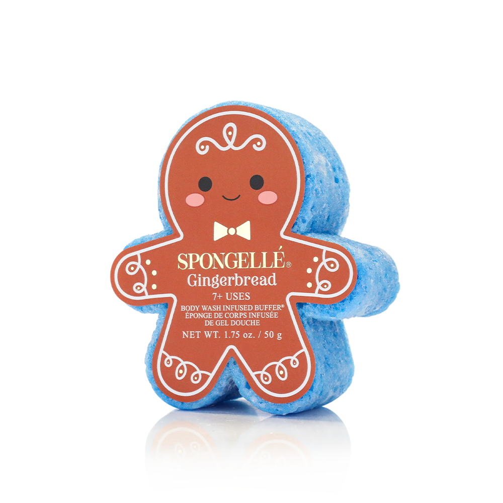 Spongellé Sugar & Spice Holiday Gingerbread Gift Set