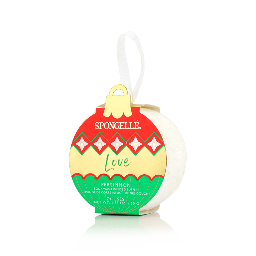 Spongellé Deck the Halls Holiday Ornament Gift Set