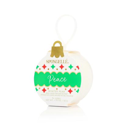 Spongellé Celebrate the Season Holiday Ornament Gift Set