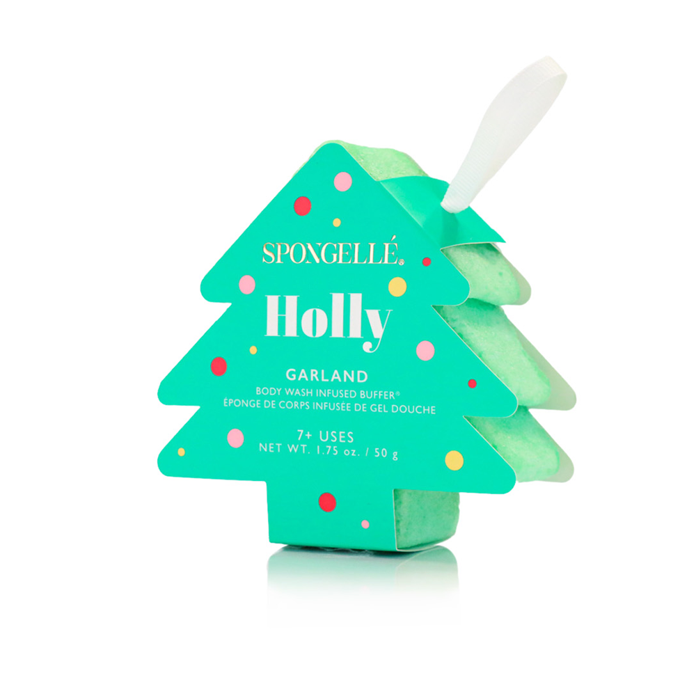 Spongellé Happy Holidays Holiday Tree Gift Set