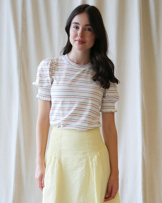 Downeast Trés Belle top featuring a stylish, lightweight design with a soft fabric and elegant neckline.