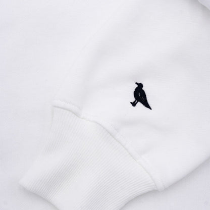 Coastie Embroidered Crewneck - White