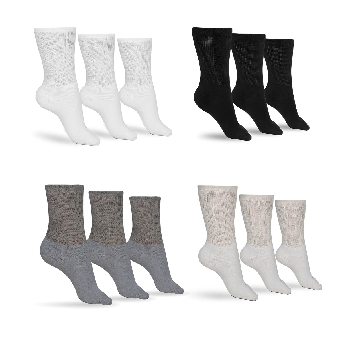 Men's cotton crew socks by DSC, assorted colors, soft, breathable fabric designed for comfort.