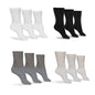 Men's cotton diabetic crew socks by DSC, assorted colors, soft, breathable fabric designed for comfort and diabetic foot care.