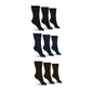 Men's DSC cotton diabetic crew socks in assorted colors, soft and comfortable for sensitive feet, featuring seamless design.