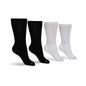 Men's DSC ultra-soft upper calf diabetic socks, 4 pairs, with seamless design and breathable fabric for comfort and support.