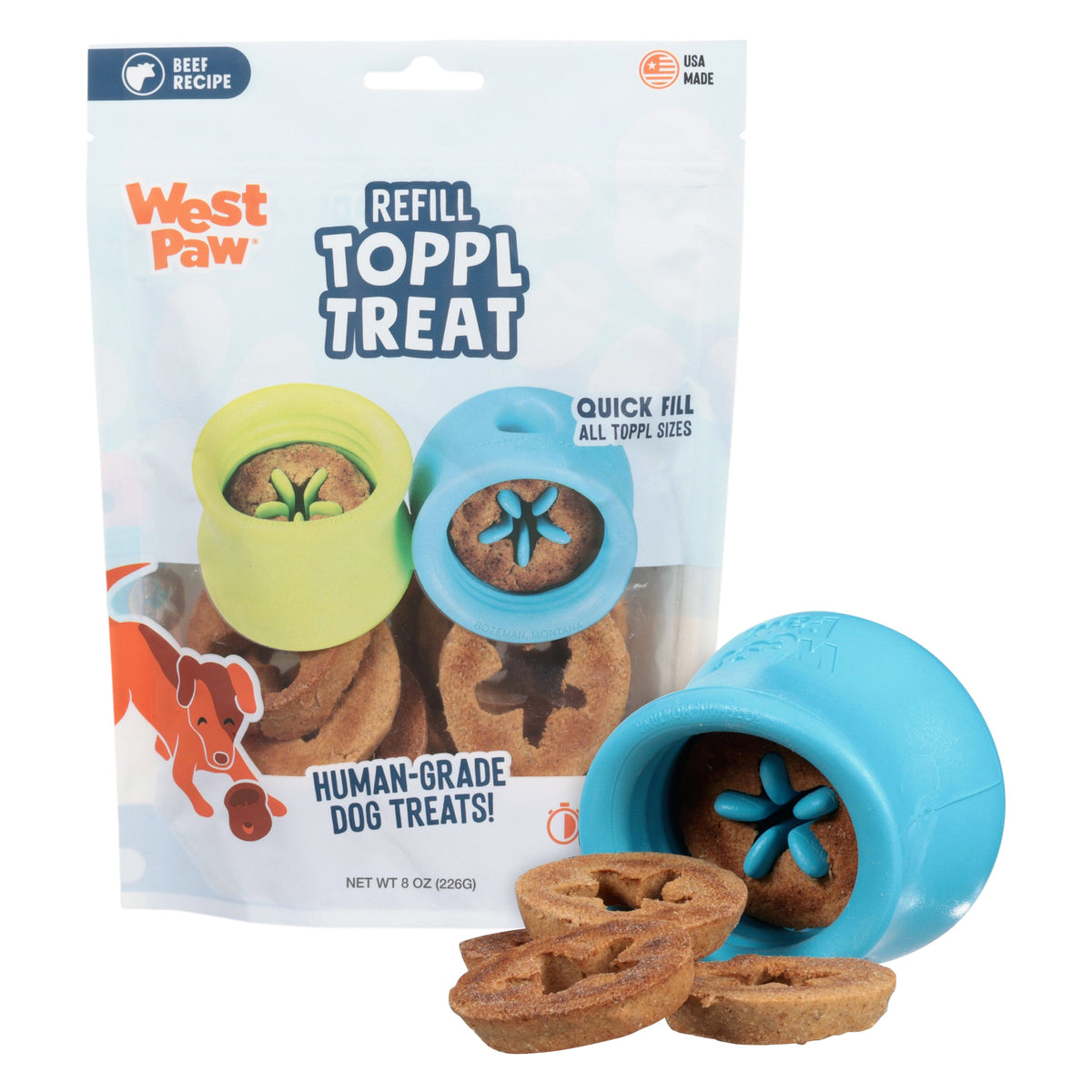 West Paw Toppl Fill & Fit Treats