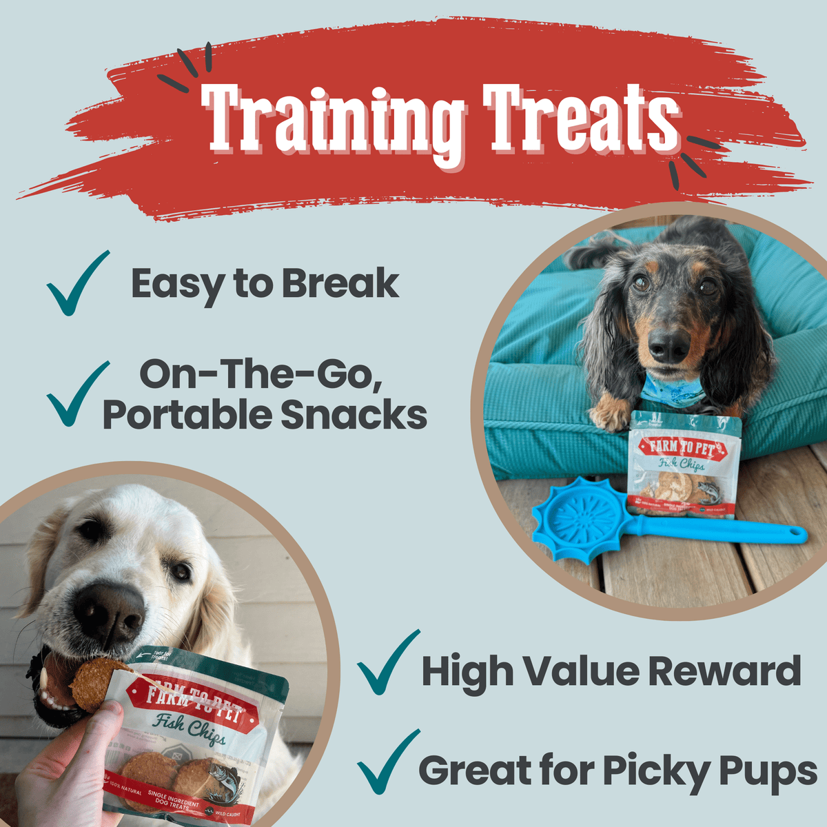 Farm To Pet Fish Chips Snack Pack Bundle