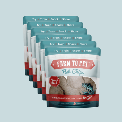 Farm To Pet Fish Chips Snack Pack Bundle