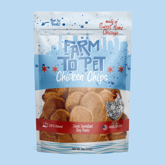 Farm To Pet Chicago Chicken Chips for Dogs