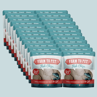 Farm To Pet Fish Chips Snack Pack Bundle